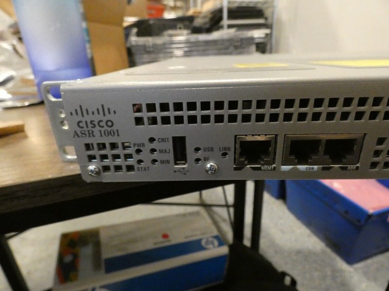 Cisco ASR1001 Aggregation Services Router 4 Built-in GE Ports Dual Power AC 2PSU