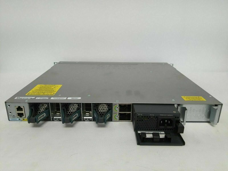 Cisco Catalyst WS-C3850-48U-L Switch 48 Port -LAN BASE